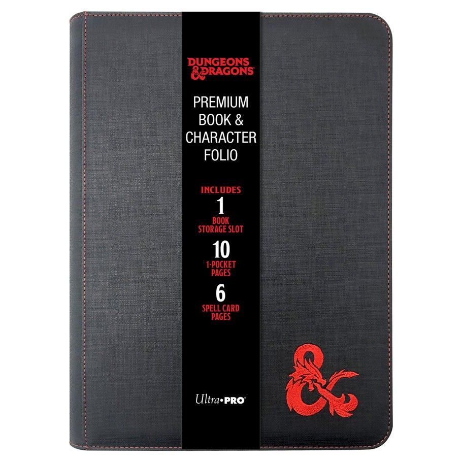 Ultra Pro D&D Premium Zippered Book & Character Folio (18585) Supplies Ultra Pro   