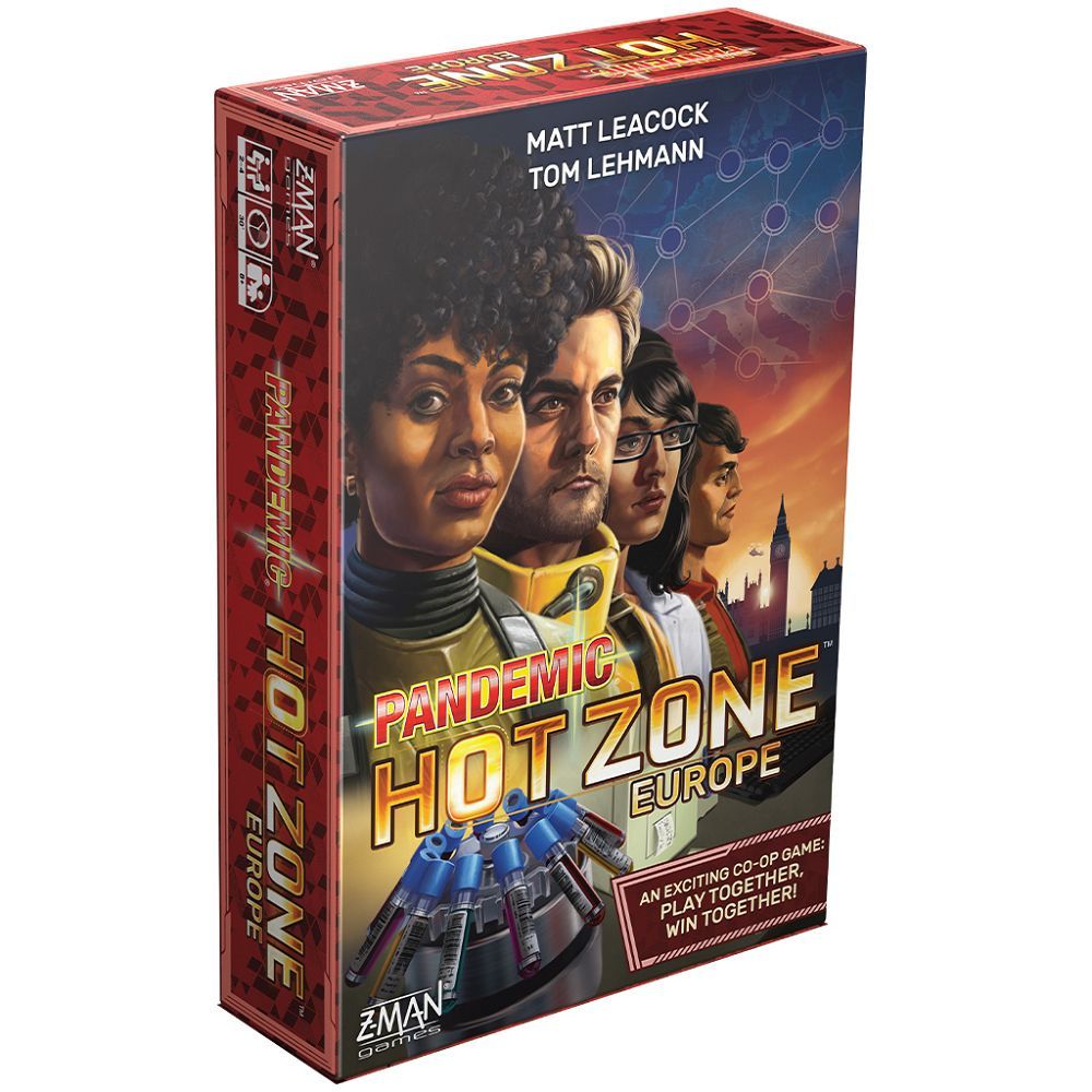 Pandemic Hot Zone Europe Board Games Asmodee