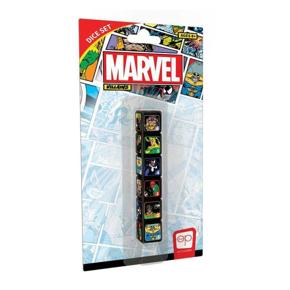 D6 Set Marvel Villains Dice USAopoly