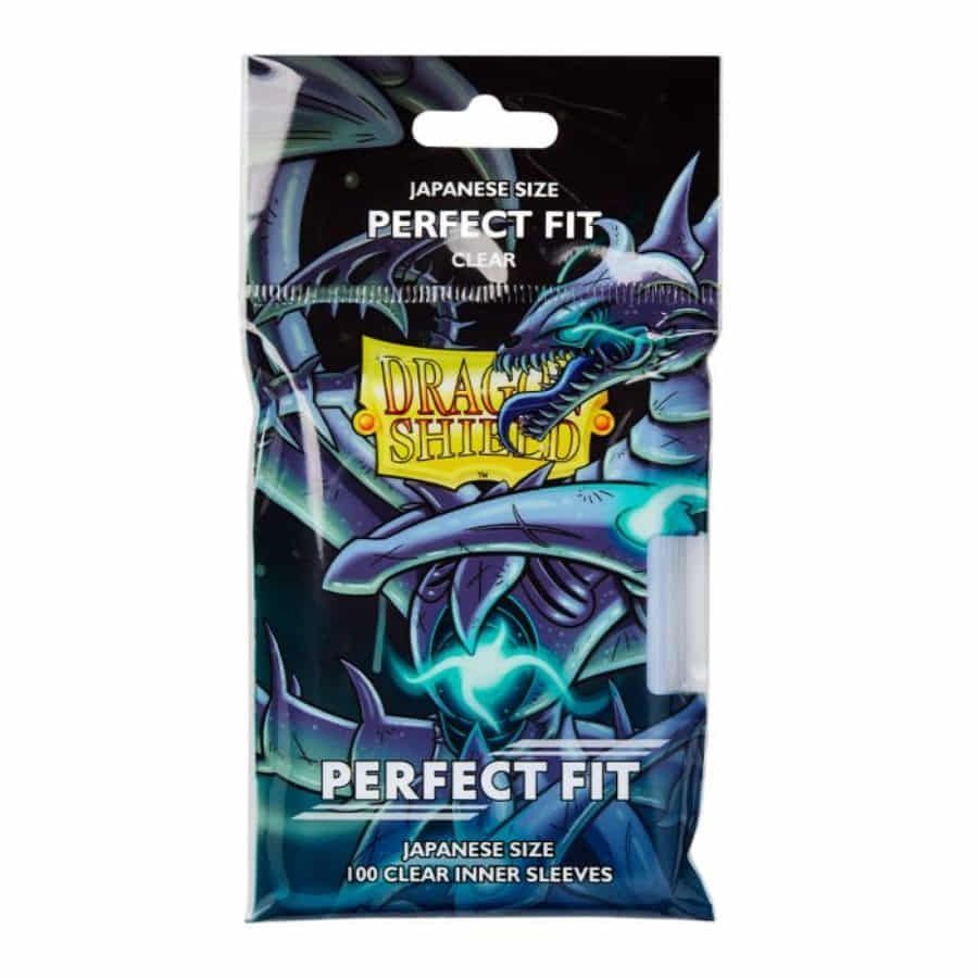 Dragon Shield 100ct Japanese Perfect Fit Sleeves Clear (13051) Supplies Arcane Tinmen   