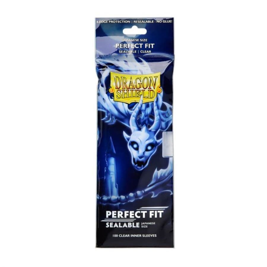 Dragon Shield 100ct Japanese Size Side Loading Sealable Perfect Fit Sleeves (13251) Supplies Arcane Tinmen   