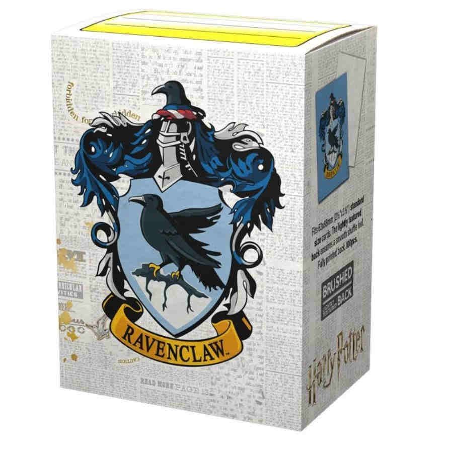 Dragon Shield 100ct Standard Size Brushed Art Sleeves Harry Potter Ravenclaw (16026) Supplies Arcane Tinmen   