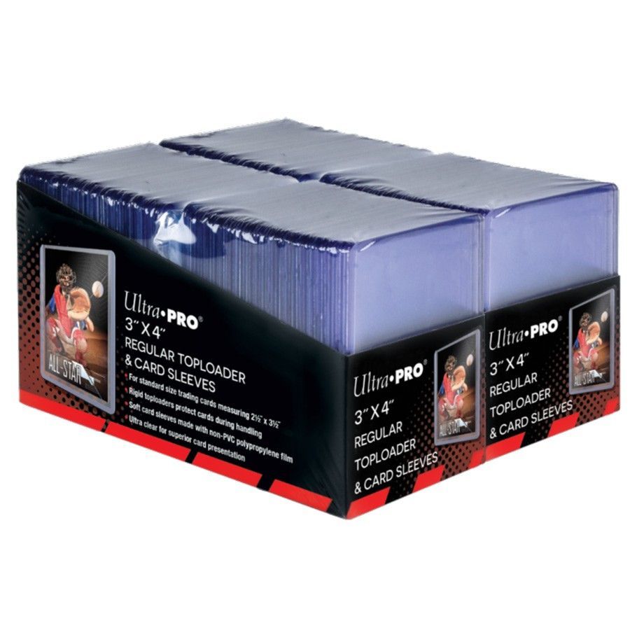 Ultra Pro 200ct Regular Toploaders and 200ct Clear Sleeves (83665) Supplies Ultra Pro   