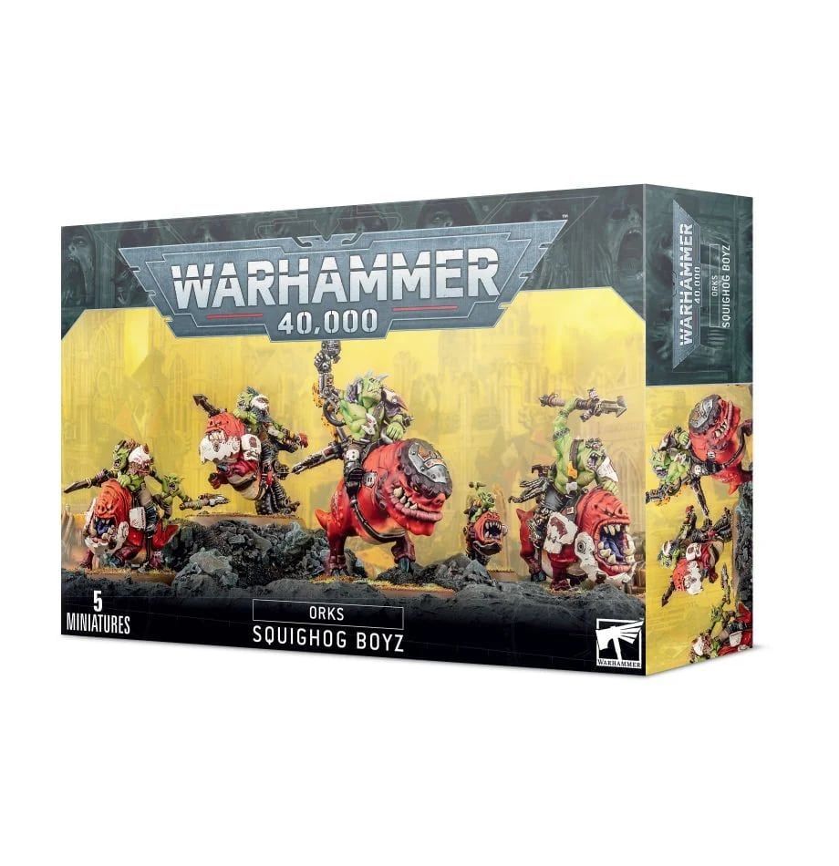 Warhammer 40K Orks: Squighog Boyz Miniatures Games Workshop   