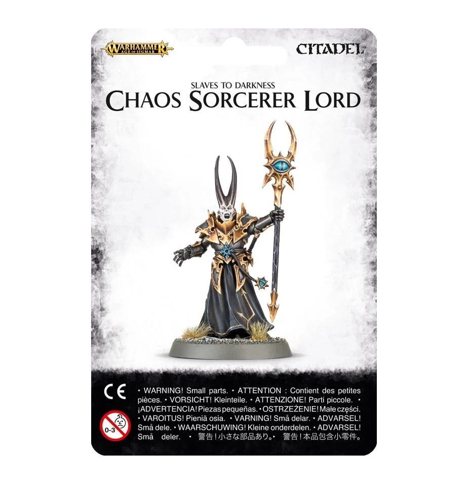 Age of Sigmar Slaves to Darkness Chaos Sorcerer Lord Miniatures Games Workshop   