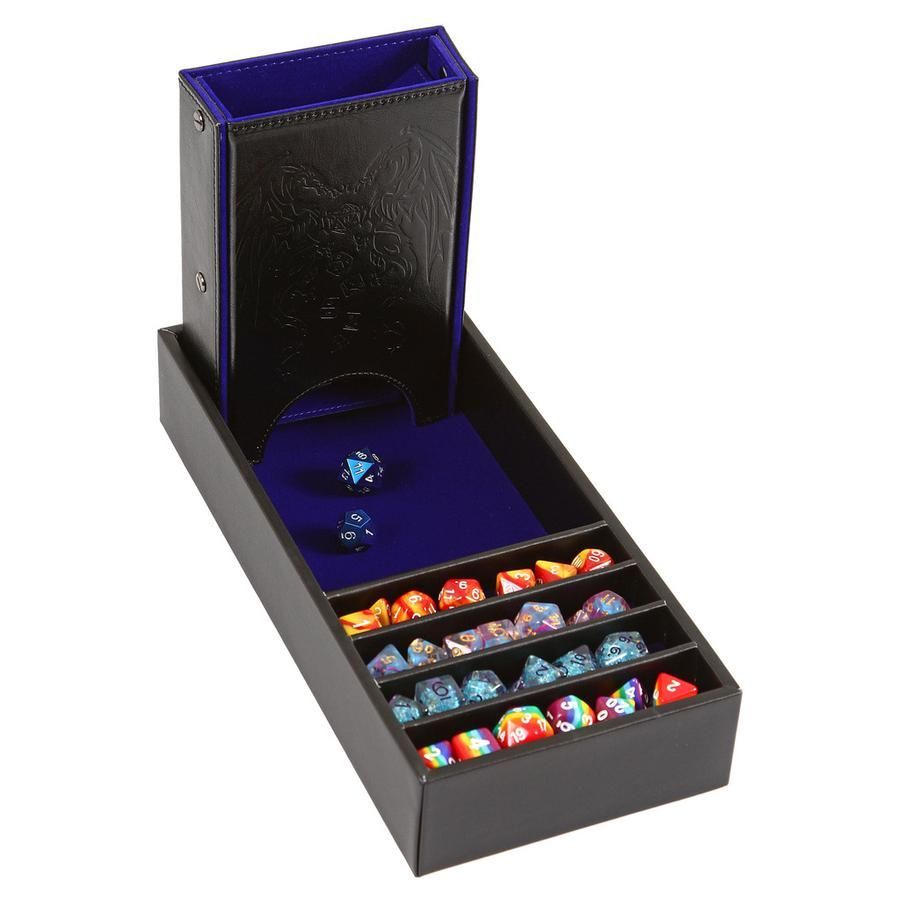 Blue Citadel Dice Tower & Tray Supplies Forged Dice Co