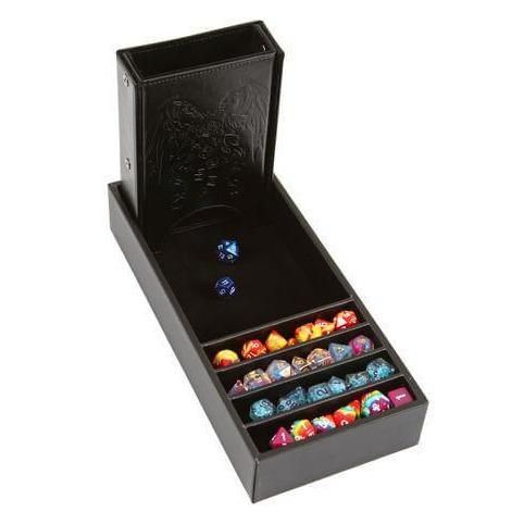 Forged Gaming Citadel Dice Tower & Tray - Black Dice Forged Dice Co