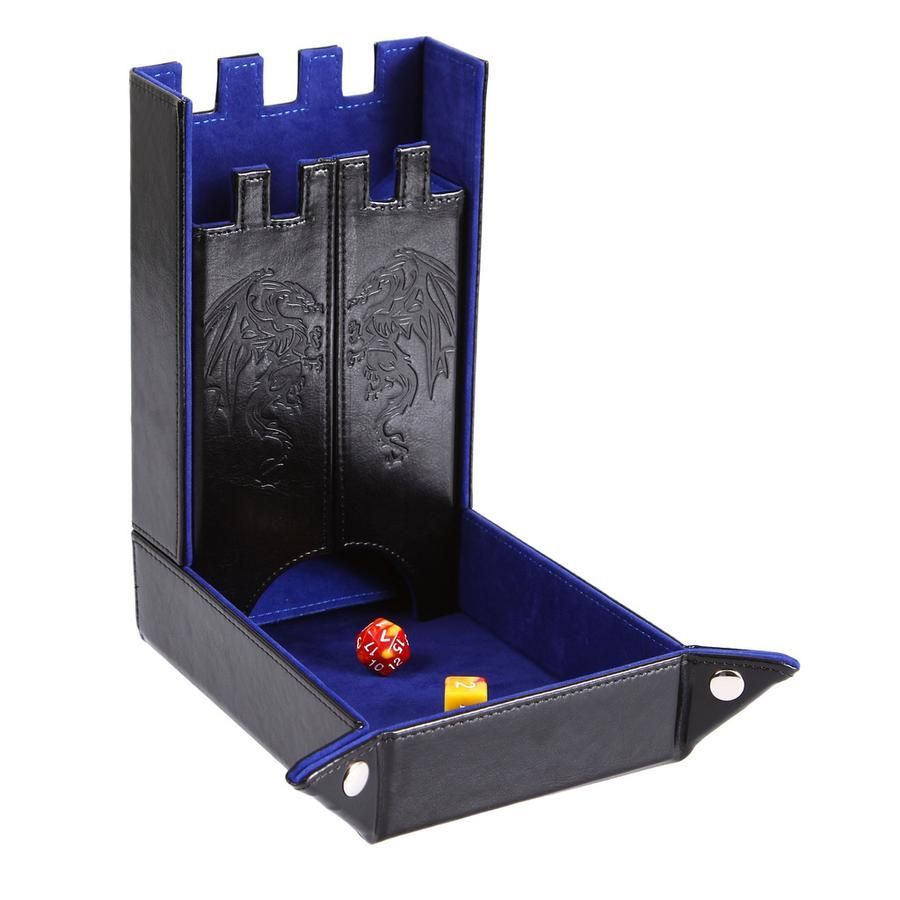 Blue Forged Draco Dice Tower Supplies Forged Dice Co