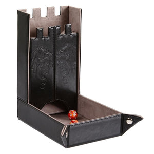 Grey Forged Draco Dice Tower  Forged Dice Co   