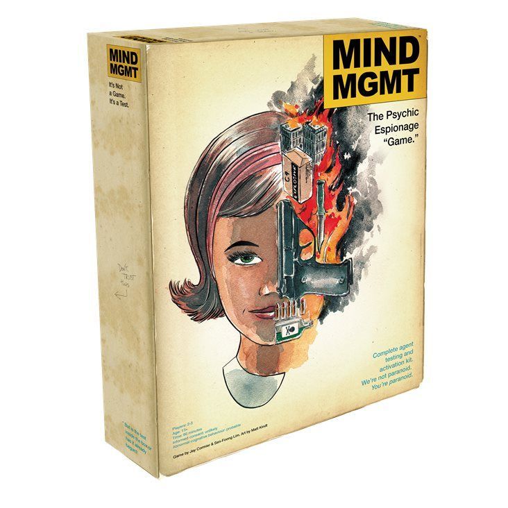 MIND MGMT: The Psychic Espionage "Game" Board Games Off The Page Games
