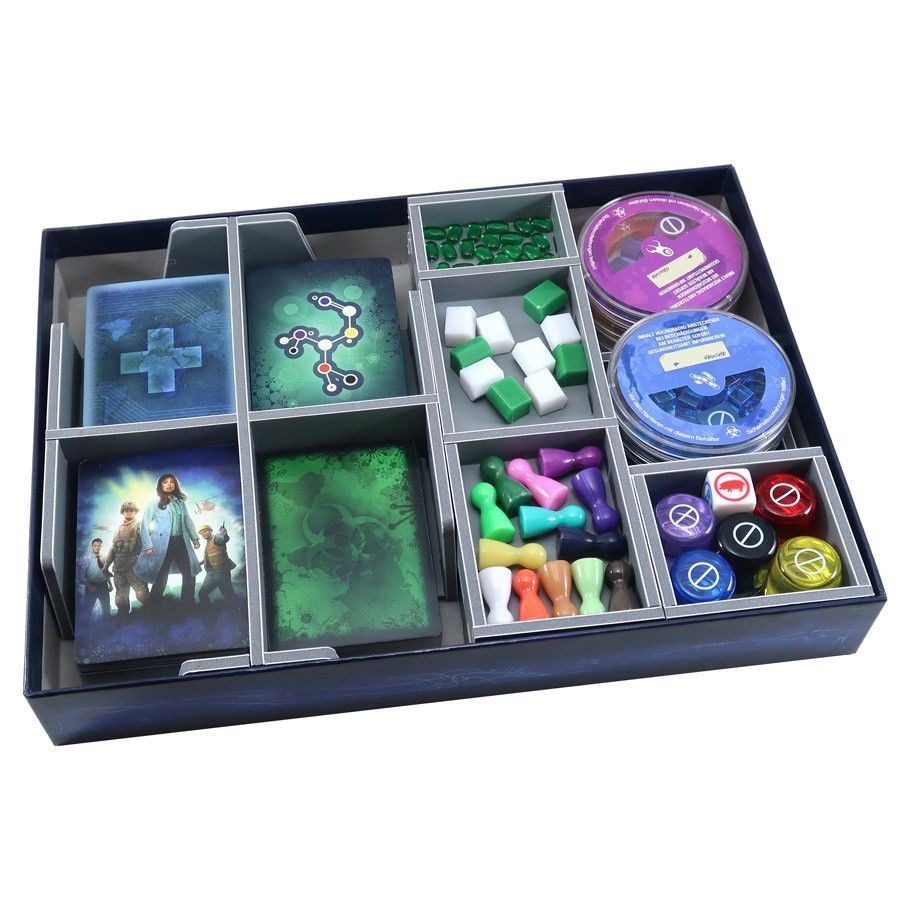 Folded Space Box Insert Pandemic & Expansions Board Game Organization Folded Space   