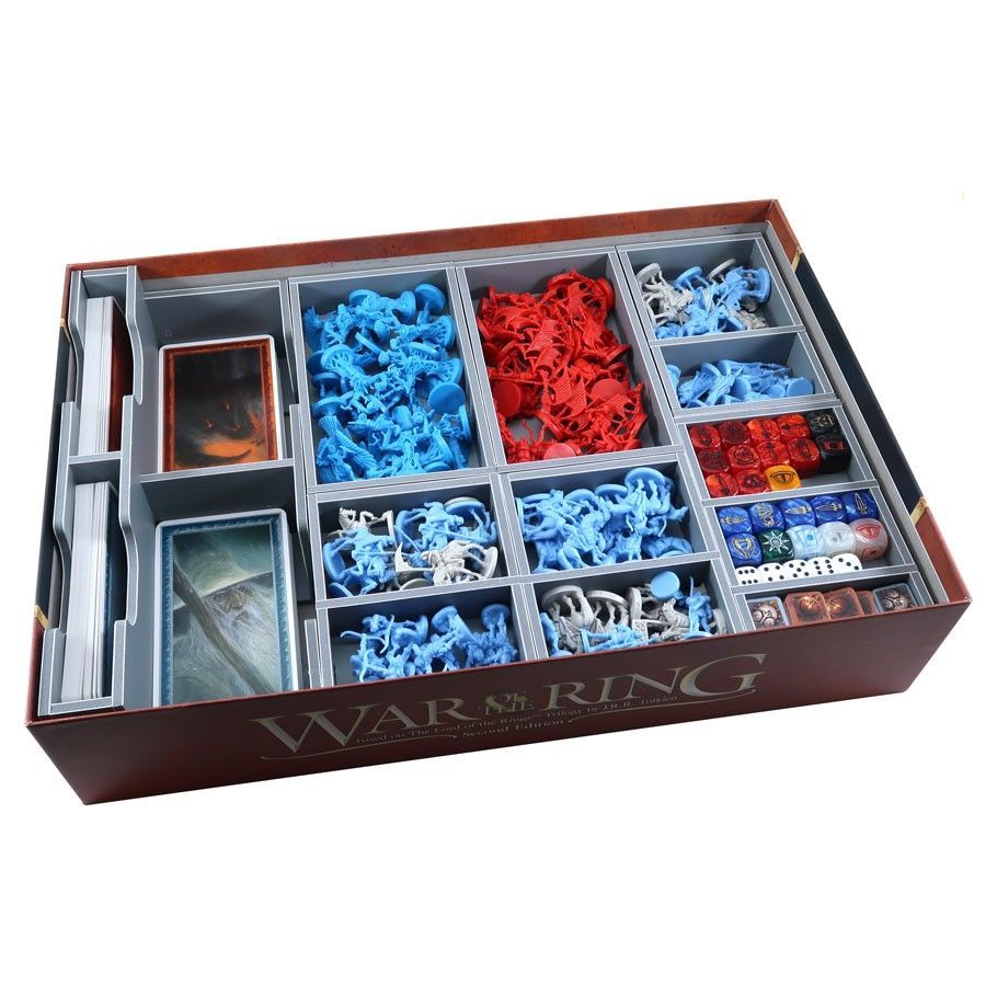 Folded Space Box Insert War of the Ring 2e & Expansions Board Game Organization Folded Space   