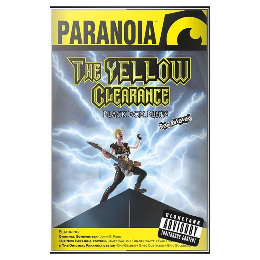 Paranoia: The Yellow Clearance Black Box Blues Role Playing Games Mongoose Publishing