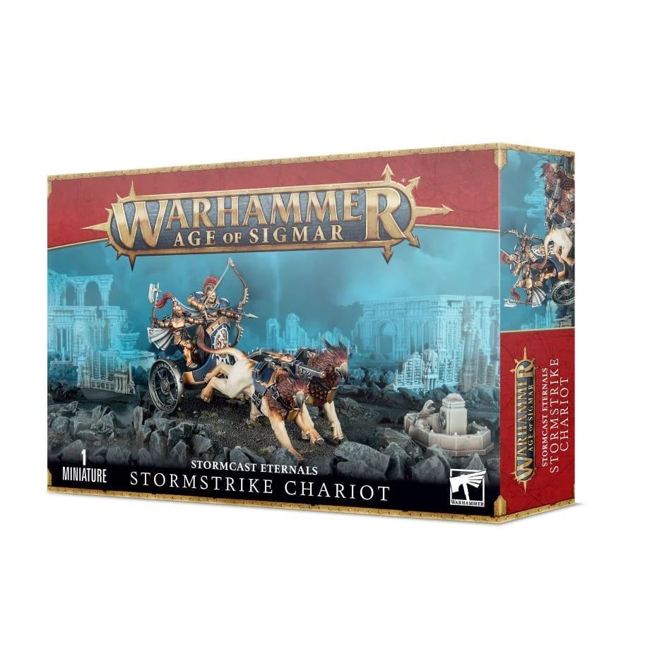 Age of Sigmar Stormcast Eternals: Stormstrike Chariot Miniatures Games Workshop   
