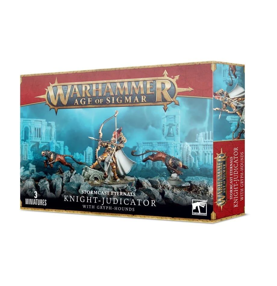 Age of Sigmar Stormcast Eternals: Knight-Judicator with Gryph-Hounds Miniatures Games Workshop   