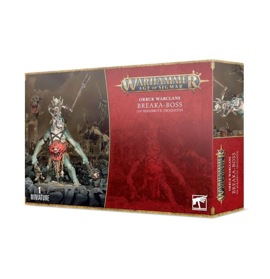 Age of Sigmar Orruk Warclans Breaka-boss on Mirebrute Miniatures Games Workshop   