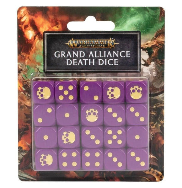 Age of Sigmar Grand Alliance Death Dice Set  Games Workshop   