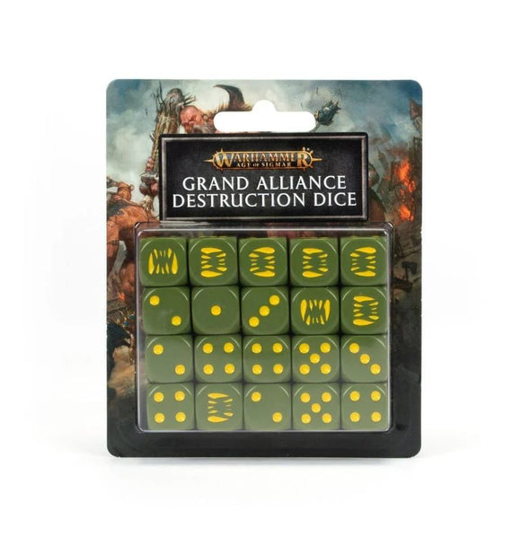 Age of Sigmar Grand Alliance Destruction Dice Set Dice Games Workshop   