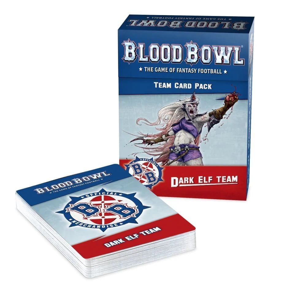 Blood Bowl Dark Elf Team Card Pack '21 Miniatures Games Workshop   