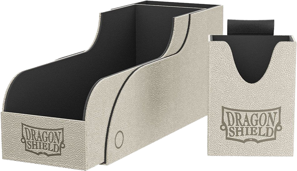 Dragon Shield Nest+ 300 Deck Box Light Grey (40401) Supplies Arcane Tinmen   