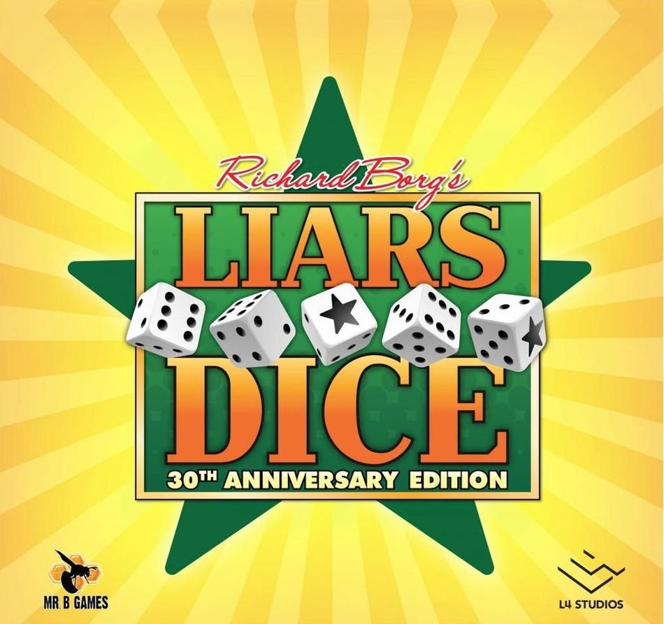 Liars Dice 30th Anniversary Edition Board Games Mr B Games
