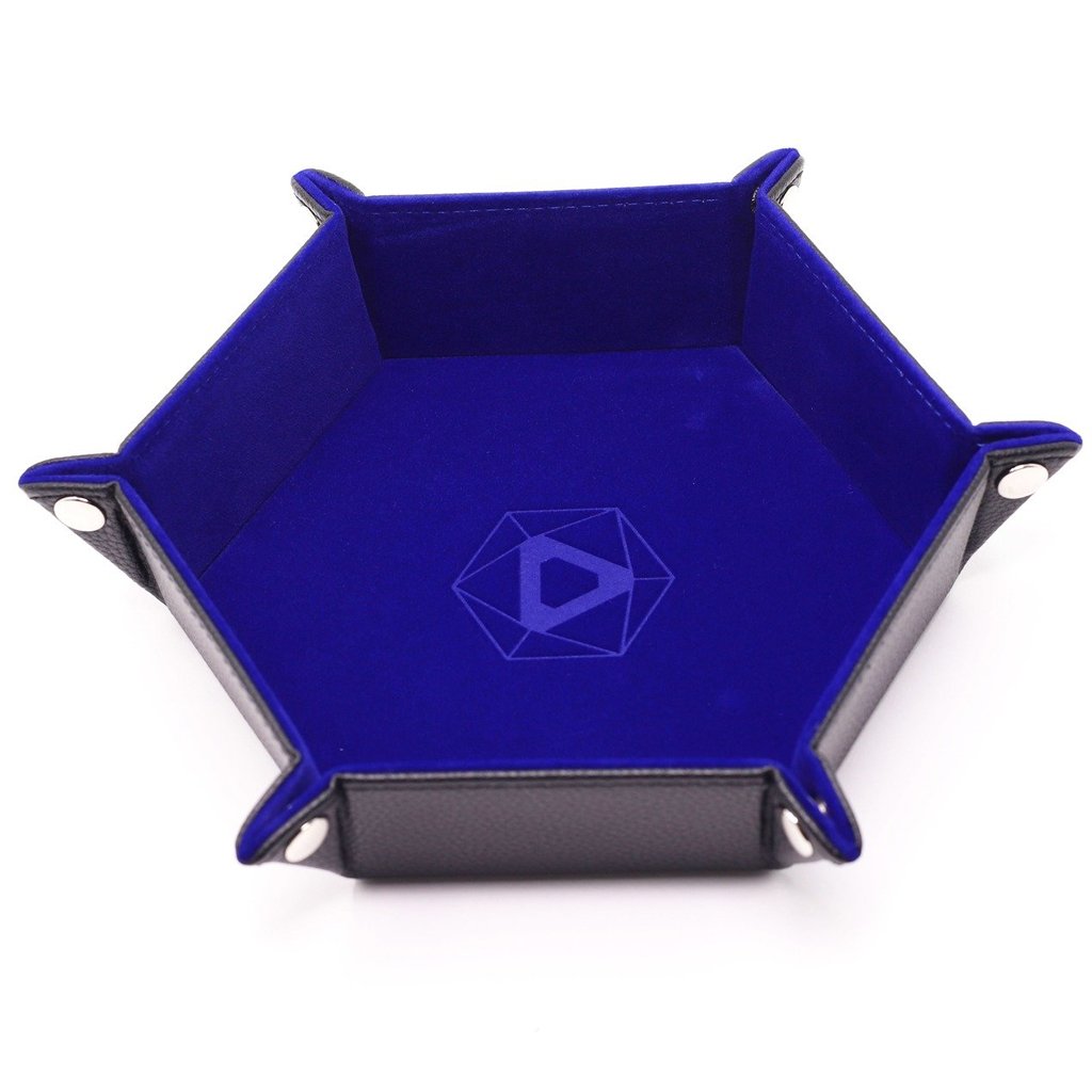 Die Hard Dice Hex Folding Dice Tray Blue Dice Die Hard Dice
