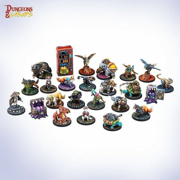Dungeons & Lasers Unpainted Miniatures Animal Companions  Common Ground Games   