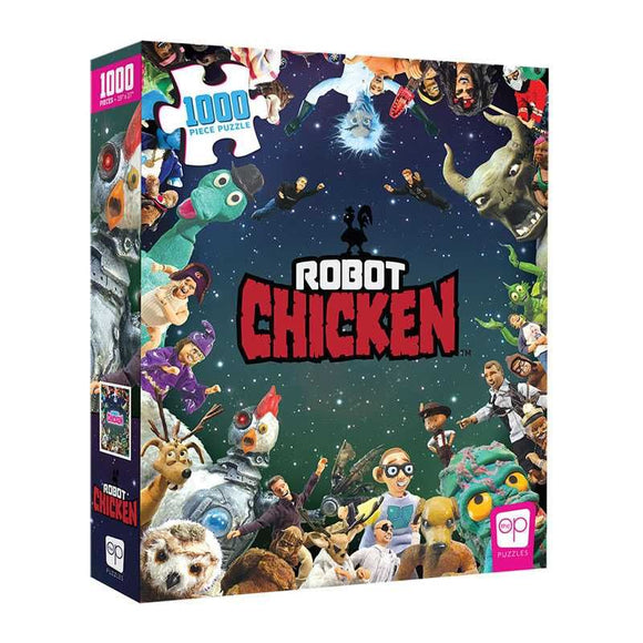 Robot Chicken It Was Only a Dream 1000pc Puzzle  Common Ground Games   