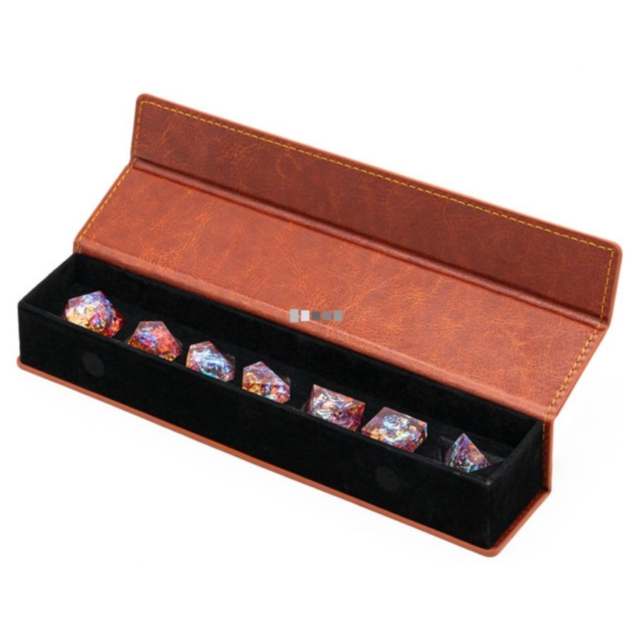 Foam Brain Games Magnetic Dice Vault - Brown  Foam Brain Games   