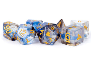 Metallic Dice Games Unicorn Arctic Storm 7ct Polyhedral Dice Set Home page Other   