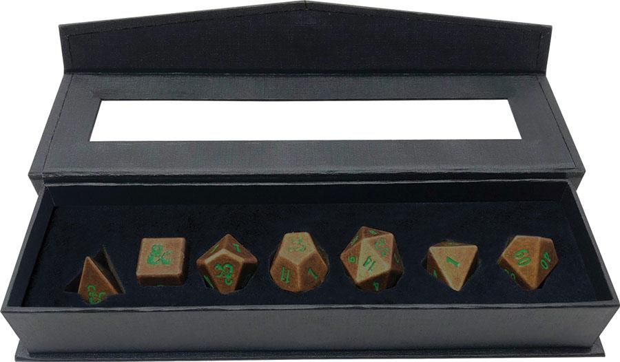 D&D Dice Set of 7 Heavy Metal: Copper & Green (18781) Dice Ultra Pro   