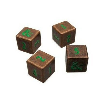 D&D Dice 4d6 Heavy Metal: Copper & Green (18783) Dice Ultra Pro   