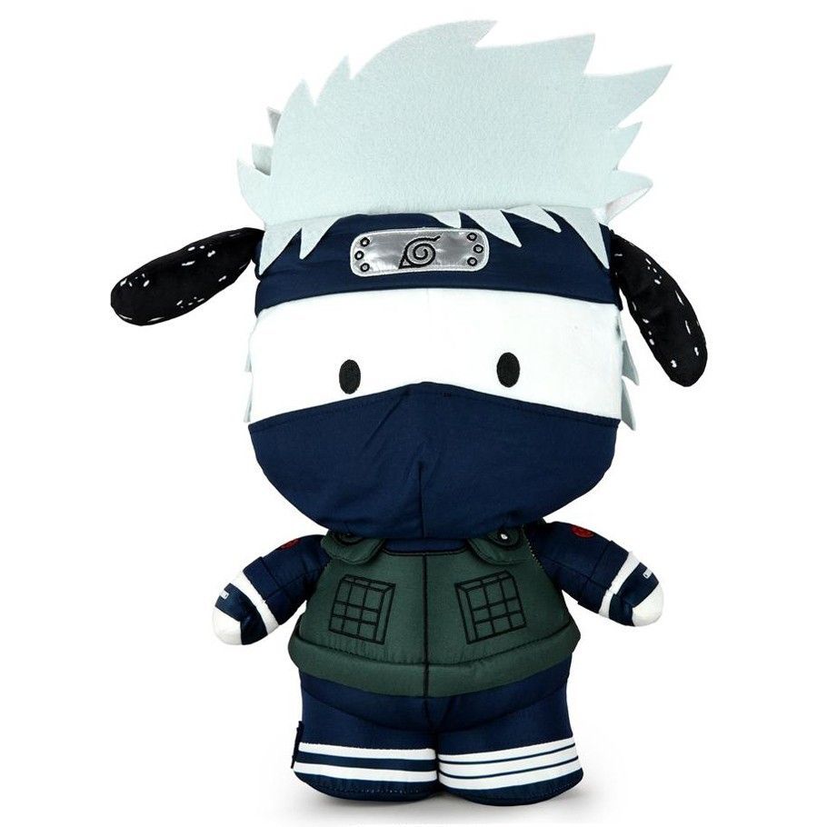 Plush Naruto x Hello Kitty 13" Kakashi Plushes Kidrobot   