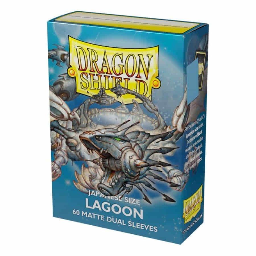 Dragon Shield 60ct Japanese Size Matte Dual Sleeves Lagoon Supplies Arcane Tinmen   