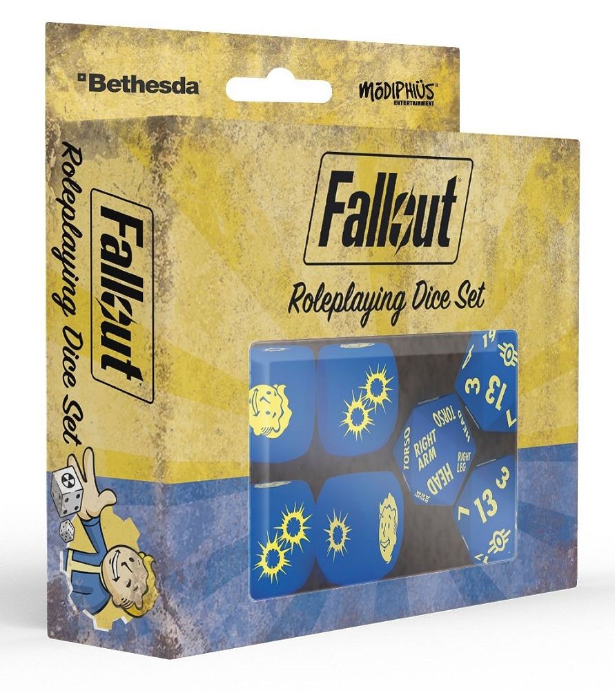 Fallout RPG Dice Set Dice Modiphius Entertainment