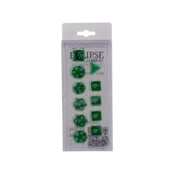 Ultra Pro Eclipse 11ct Dice Set Forest Green (15565)  Ultra Pro   