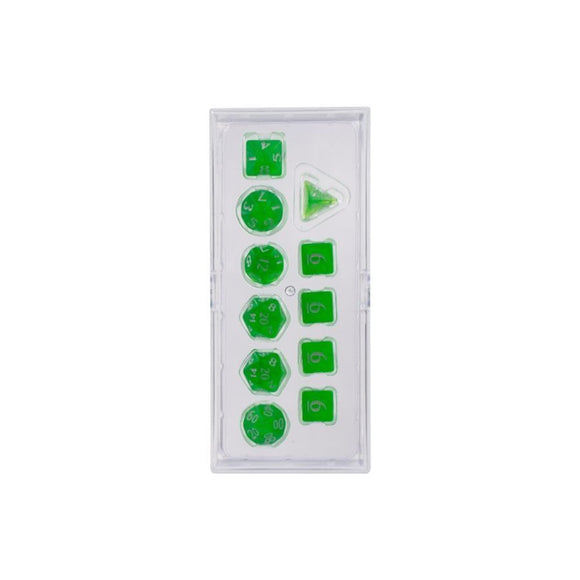Ultra Pro Eclipse 11ct Dice Set Lime Green (15566)  Ultra Pro   