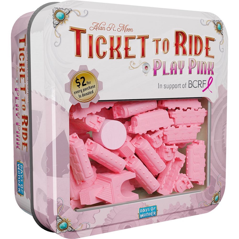 Ticket to Ride: Play Pink Board Games Asmodee   
