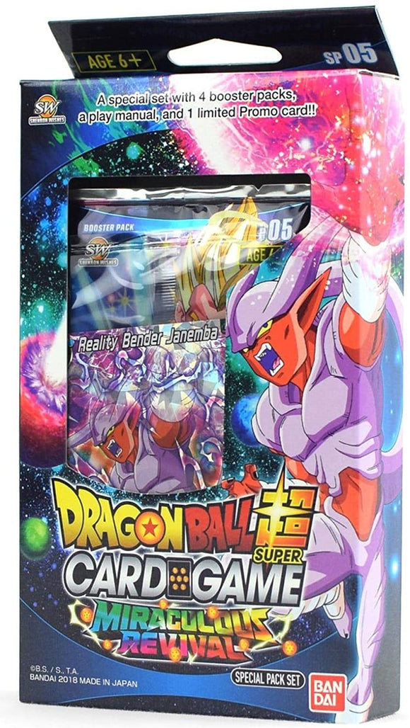 Dragon Ball Super TCG: Set 05 Miraculous Revival Special Pack Home page Other   