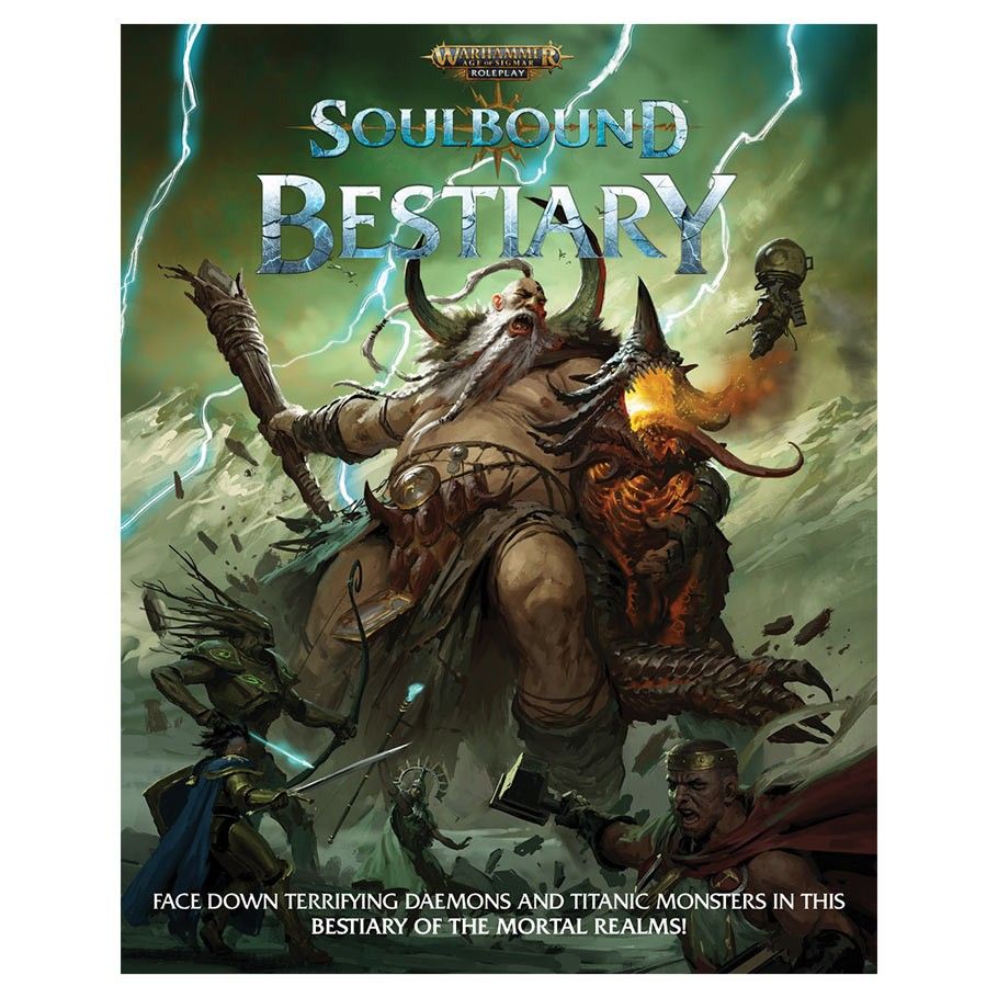 Warhammer Age of Sigmar RPG Soulbound Bestiary Role Playing Games Cubicle 7 Entertainment   
