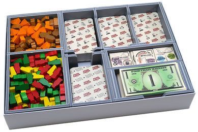 Folded Space Box Insert: Food Chain Magnate Board Game Organization Folded Space   
