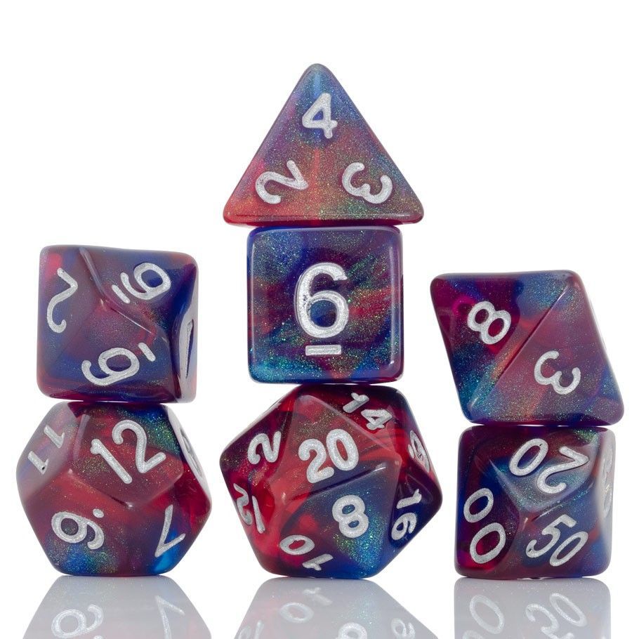 Sirius Dice 7ct Polyhedral Dice Set Summer Berries Dice Sirius Dice   