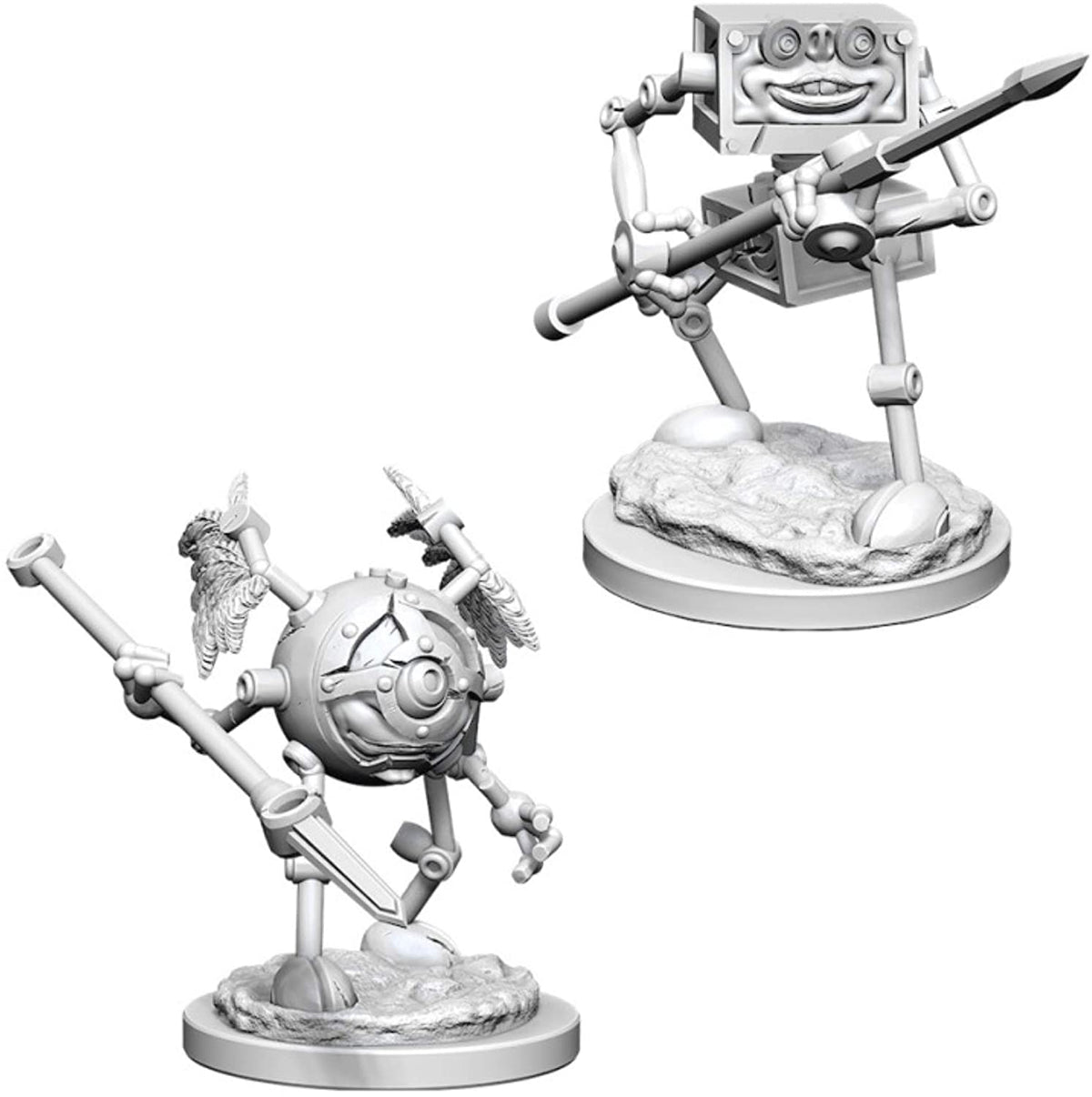 D&D Nolzur's Marvelous Unpainted Miniatures: Monodrone & Duodrone Miniatures WizKids   