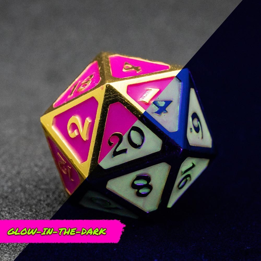 Dice Hard Dice Single MultiClass Dire D20 AfterDark Mythica Neon Nightlife Dice Die Hard Dice