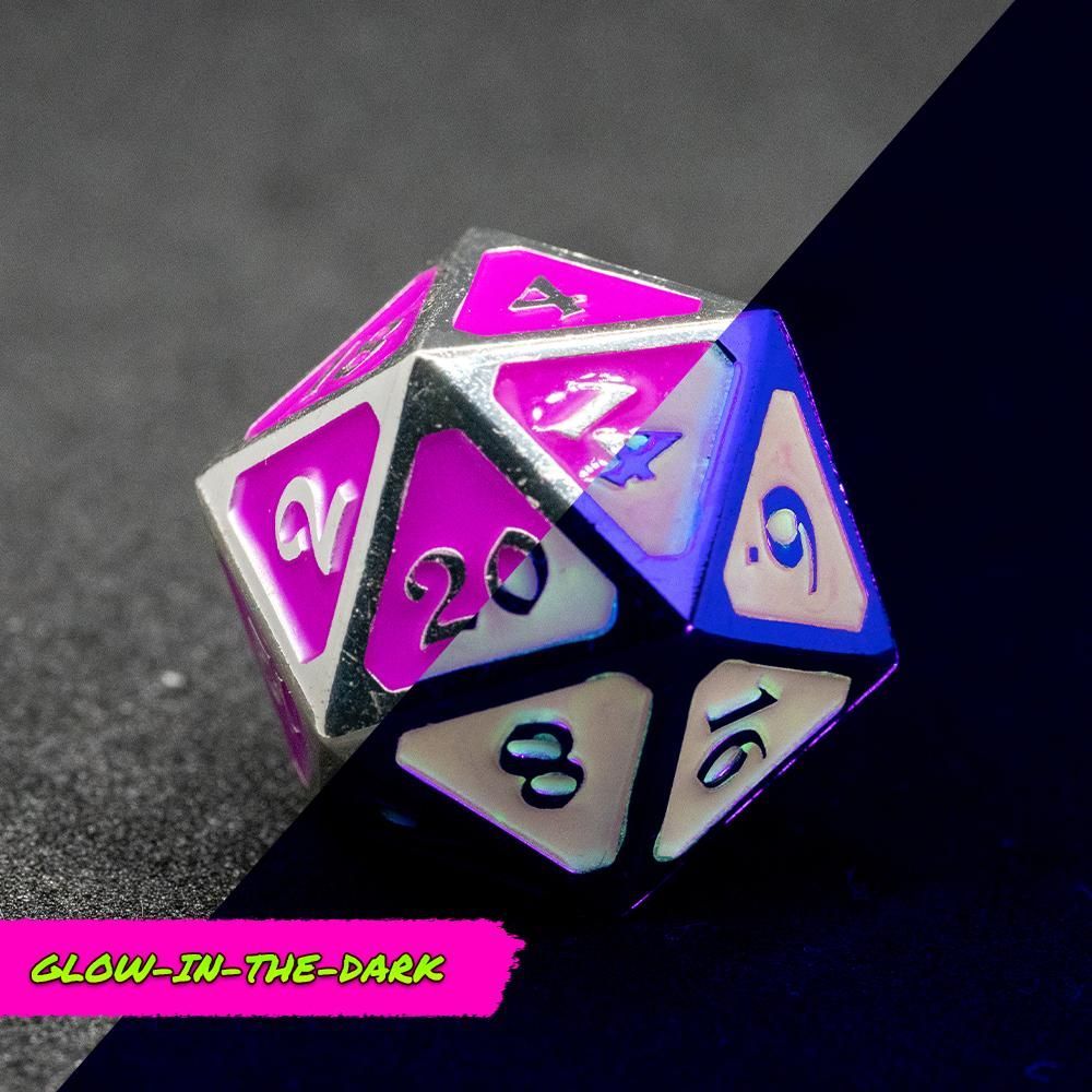 Dice Hard Dice Single MultiClass Dire D20 AfterDark Mythica Neon Haze Dice Die Hard Dice