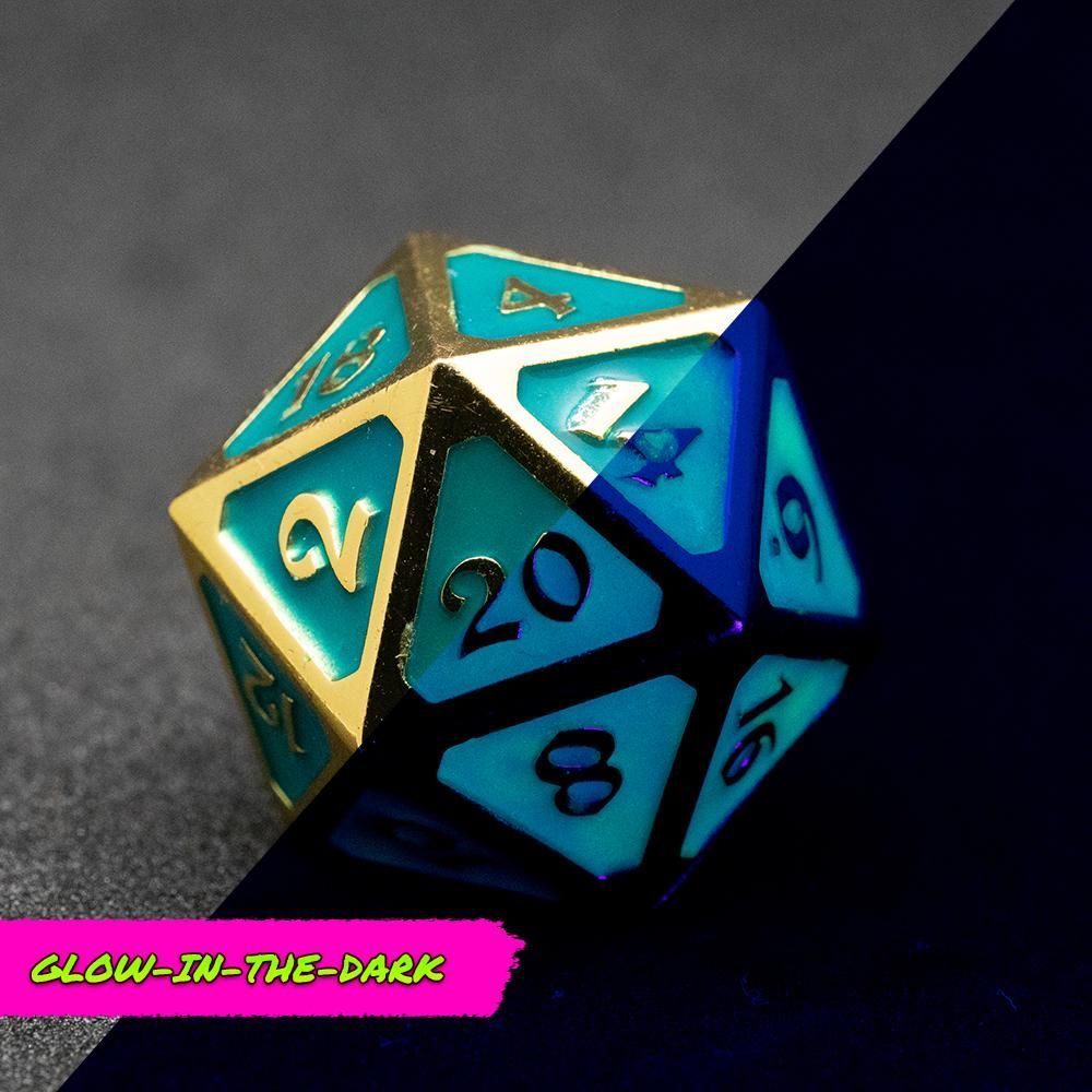 Dice Hard Dice Single MultiClass Dire D20 AfterDark Mythica Neon Surf Dice Die Hard Dice