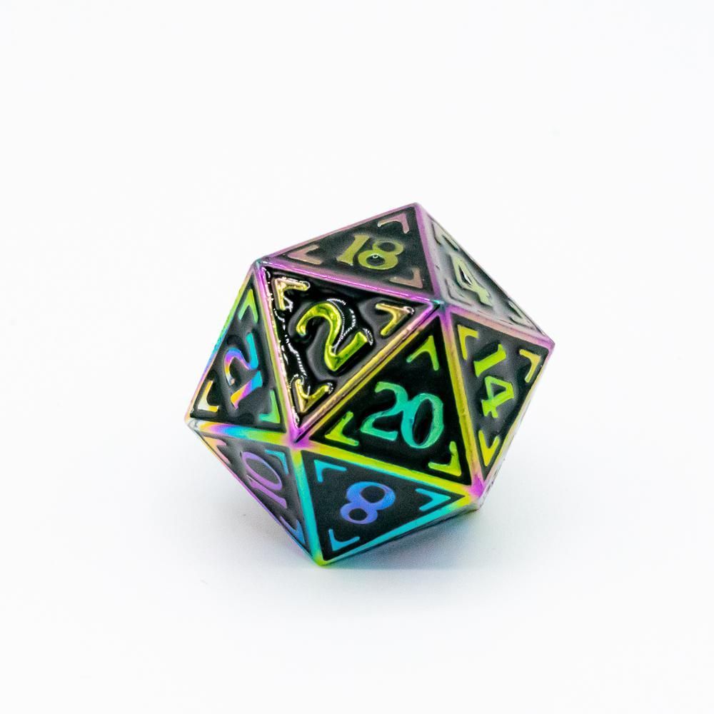 Dice Hard Dice Single D20 Reticle Zenith Dark Matter Dice Die Hard Dice