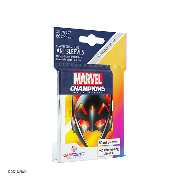 Gamegenic 50ct Standard Size Card Sleeves Marvel Champions Wasp (15005)  Asmodee   