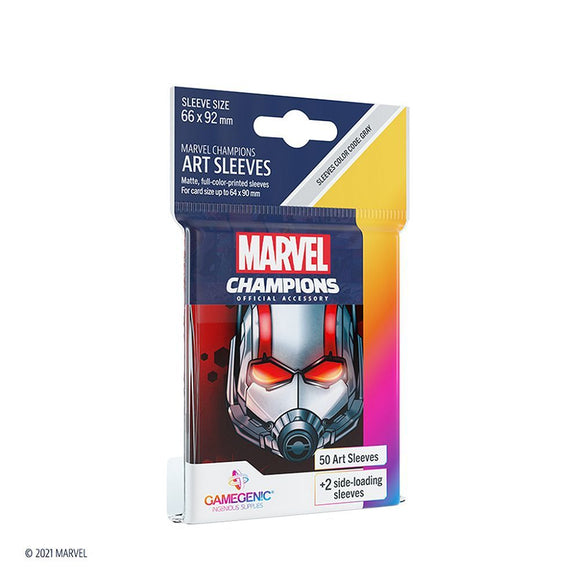 Gamegenic 50ct Standard Size Card Sleeves Marvel Champions Ant-Man (15006)  Asmodee   