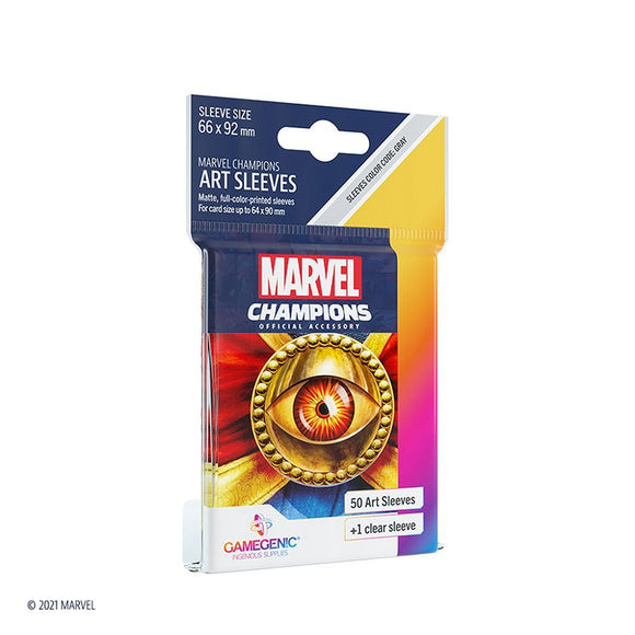 Gamegenic 50ct Standard Size Card Sleeves Marvel Champions Doctor Strange (15011)  Asmodee   